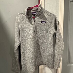 Patagonia Heather Gray Fleece Jacket
